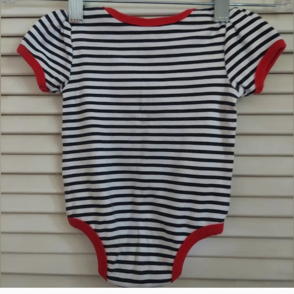 3 Minnie Mouse short sleeve onesies. 3-6 months